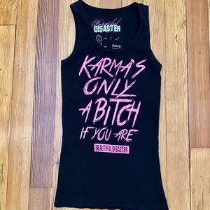 Beautiful Disaster tank top